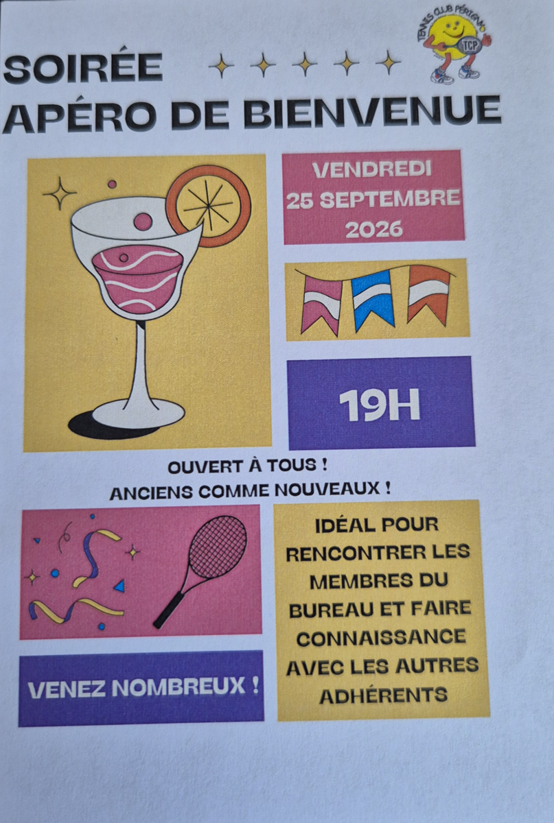 Apéro de Bienvenue