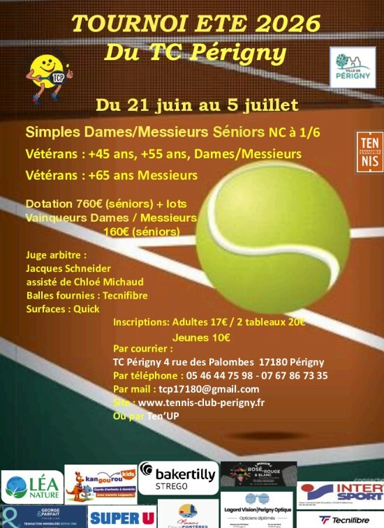 Tournoi ETE du TCP 2026