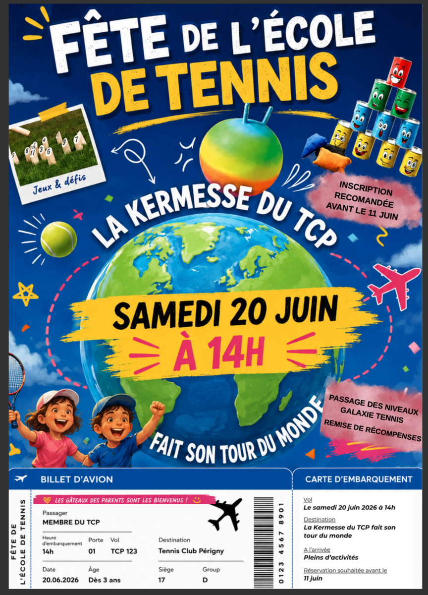 Fête de l'Ecole de Tennis du TCP