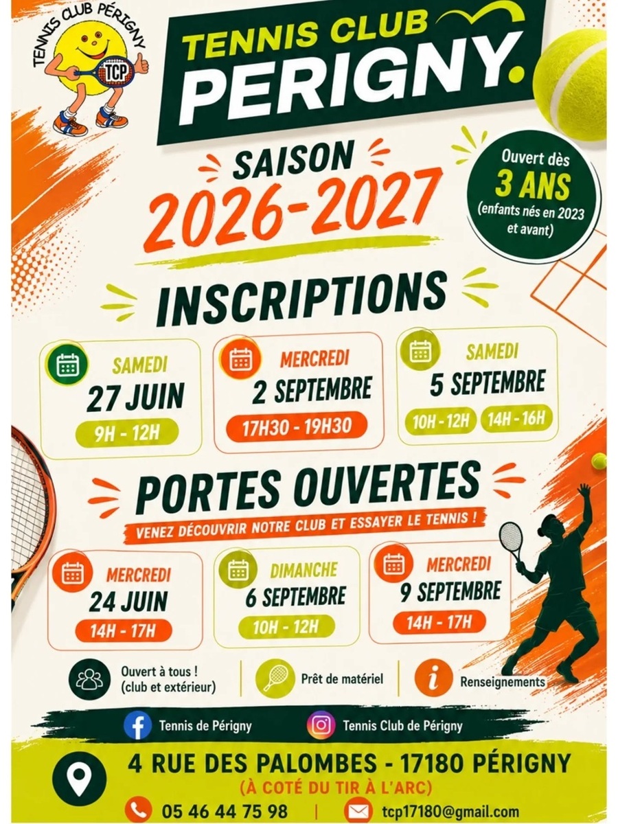 Inscriptions 2026-2027