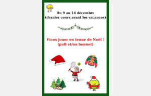 Cours de Noël