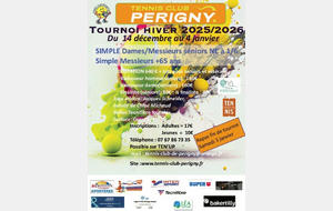 Tournoi Hiver du TCP 2025