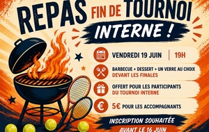 REPAS FIN de TOURNOI INTERNE