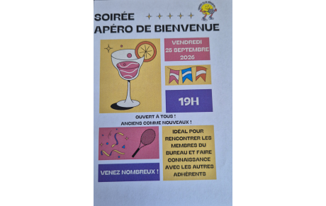 Apéro de Bienvenue